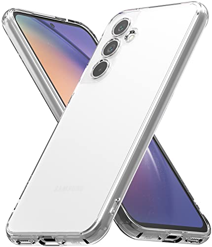 Image of Ringke Fusion Matte Compatible with Samsung Galaxy A54 5G Case Cover Anti Fingerprint Hard Back Soft TPU Bumper Scratch Resistant Natural Form Samsung A54 Back Cover - Matte Clear
