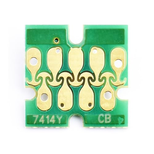Chip permanente T741X evita bloqueos de tinta en Epson F6200 F9370