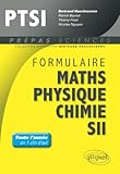  Formulaire : Mathématiques - Physique-Chimie -SII - PTSI