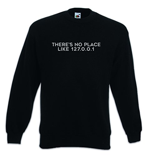 Sweatshirt geek 127.0.0.1 pull imprimé de qualité pour informaticien