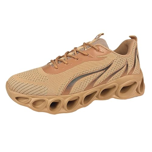 Generisch Zapatillas deportivas para hombre, antideslizantes, con cordones, de malla, transpirables, para caminar, correr, correr, correr, correr, correr, correr, correr, correr, correr, correr