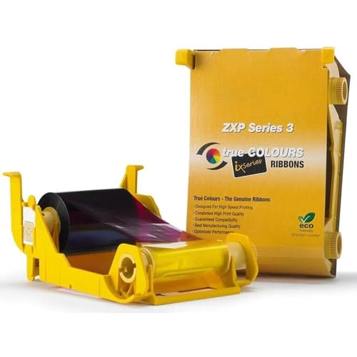 Cinta de color YMCKO Seamstar compatible Zebra ZXP3 miniatura 2