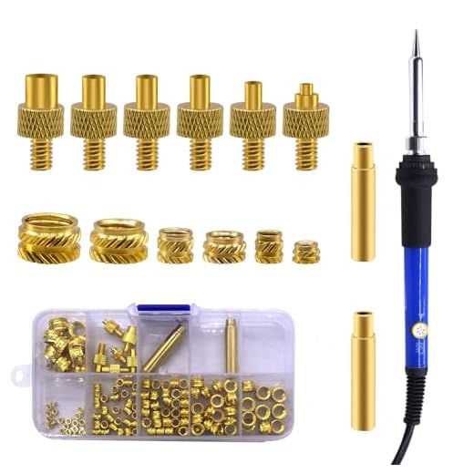130PCS Brass Threaded Inserts Kit