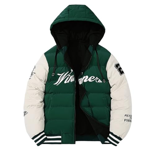 Parka homme hiver chaude et blouson décontracté à capuche