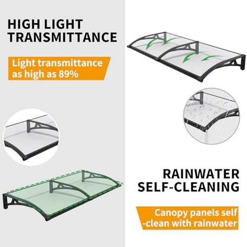 Toldo para exteriores con protección UV y canales de drenaje para lluvia intensa 3