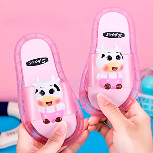 Hot Led Luminous Light On Slippers Latest Designs For Kids Children PVC Jelly Sandal Girls Princess Outdoor Beach LIghtweight Slippers2