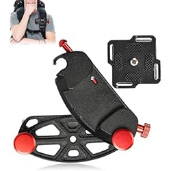 Soporte Camara Reflex Mochila Cinturón de la Cámara Clip, Clip para Cinturón de Cámara, Clip de Mochila para Cámara, Soportes para Cámaras GoPro Insta360 dji, Adecuado para Viajes Deporte Ciclismo y Entrenamiento Campo