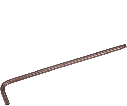 Miniatura 3 de uxcell T25 Anti manipulación Torx Star Key Bit Llave, forma de L 5.12 pulgadas brazo largo, acero S2 4 piezas