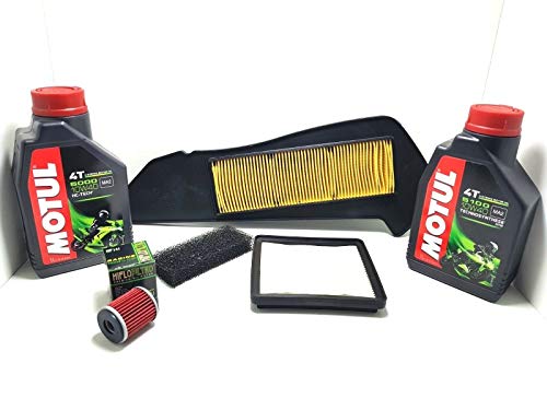Kit Tagliando Completo Per Yamaha X-Max 300 ABS (2017-2019): Olio Motul, Filtri HF, Candela NGK
