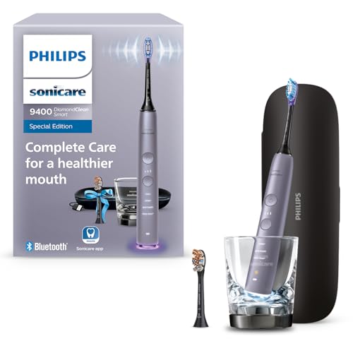 Philips Sonicare DiamondClean Smart 9400, cepillo dental eléctrico, cepillo dental sónico con aplicación