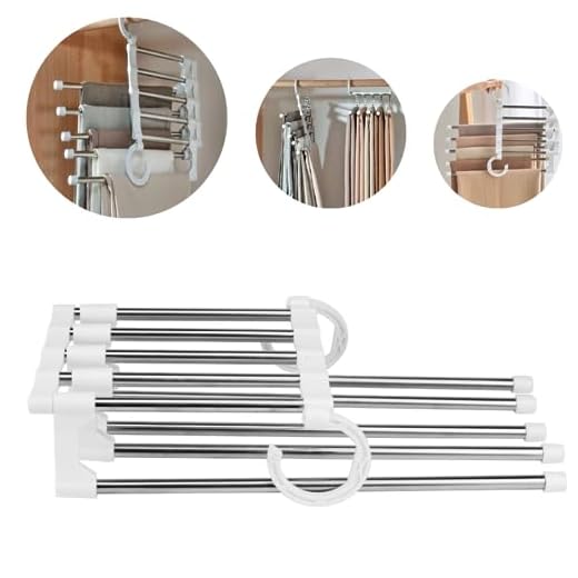 Cabide de Calça Multifuncional Dobrável