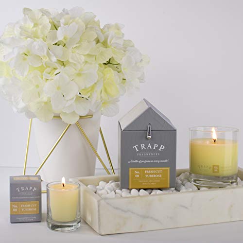 Trapp Signature Home Collection No. 8 Fresh Cut Tuberose Poured Scented Candle, 7-Ounce