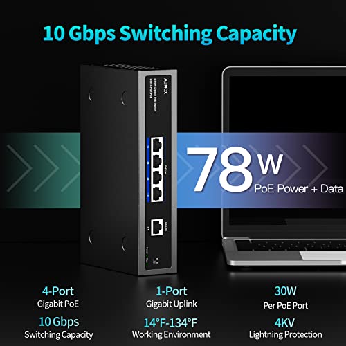 Self Cleaning managed PoE network switch product image