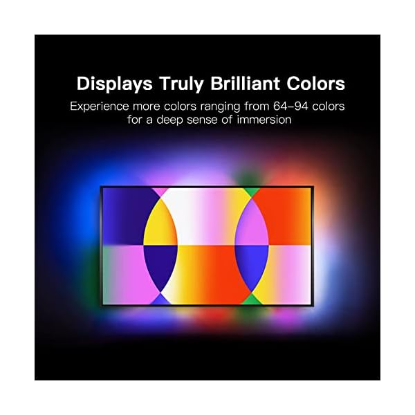 Lytmi Fantasy TV LED Hintergrundbeleuchtung – Essential Kit mit Neo 2 Sync Box & TV Ambient Lighting Strip für 65~70 Zoll TV – Bild 3