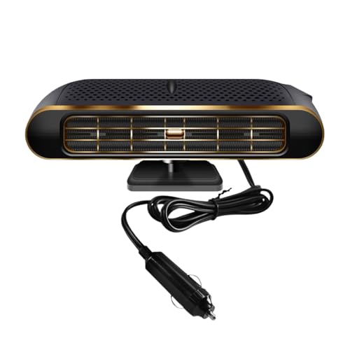 Renchey Chauffage Voiture | 12V/24V Désembueur et Dégivreur pour Pare-Brise | Dégivreur Électrique Chauffant pour Hiver, Berlines, SUV, Camping-Cars, Pick-Ups, Scooters, Intérieur,