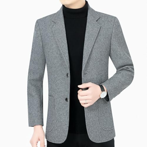 Blazer en laine décontracté homme veste mi-saison du bureau au dîner - 6