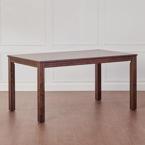 Image of Home Centre | Montoya 6-Seater Dining Table | Engineered Wood, for Dining Room | Brown | 1 Year Warranty