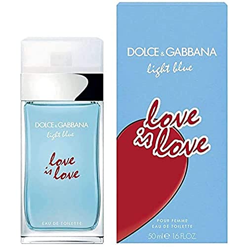 D & G LIGHT BLUE LOVE IS LOVE by Dolce& Gabbana, EDT SPRAY 1.7 OZ