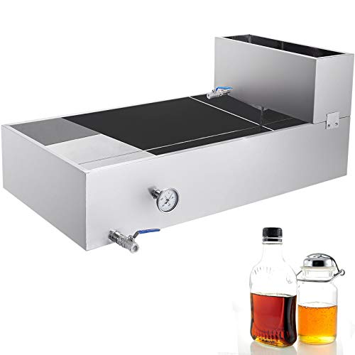 VBENLEM Maple Syrup Evaporator Pan 48x24x18.9 Inch Stainless Steel Maple Syrup Boiling Pan