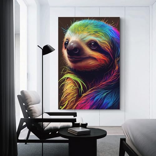 The Kindless Sloth toile murale brisez la monotonie de votre chambre coucher