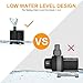 Flintronic USB Mini Wasserpumpe 150L/H - Aquarium Tauchpumpe für Teich, Brunnen - 5V 1-3W (Widersteht Trockenes Brennen)