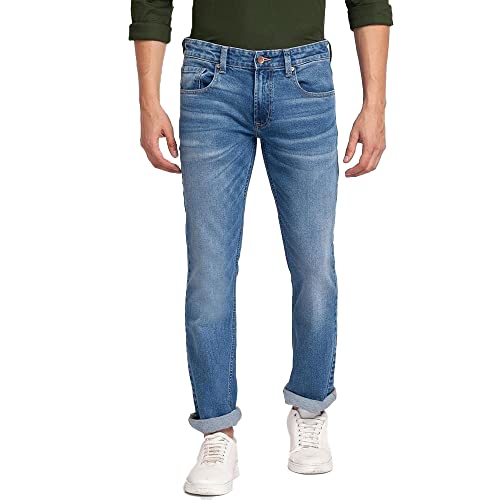 Image of Spykar Men's Rafter Boot Cut Mid-Rise Casual Jeans
