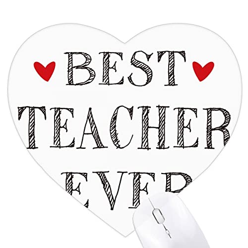 Tapis de souris coeur prof respecté pour célébrer la vocation de l'école