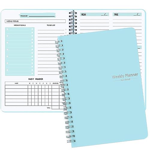 To Do List Pad - Things to Do Today Daily Planner, Time Management & Hit Your Goal, Organiser Notebook & Journal to Achieve Your Goals with More Motivation(Blue)