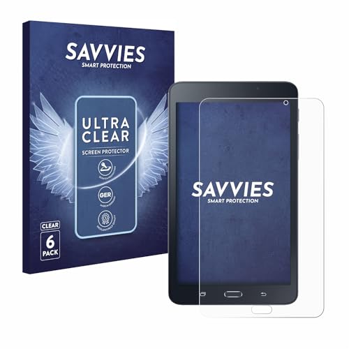 savvies Protector Pantalla para Samsung Galaxy Tab A6 7.0 (6 Unidades) Película Ultra Transparente