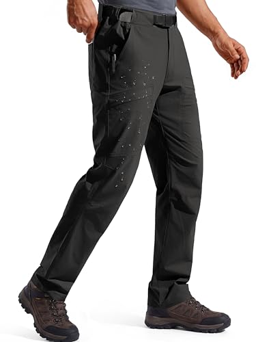 FREE SOLDIER Men's Outdoor Cargo Hiking Pants with Belt Lightweight