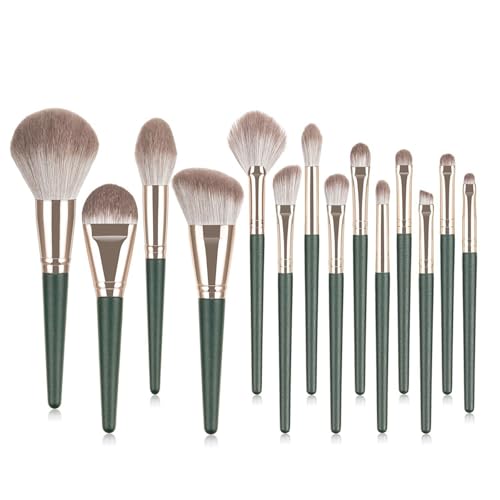 Juego de 10/14 brochas de maquillaje para sombra de ojos, brochas de maquillaje de cara completa, cepillo corrector para mujer