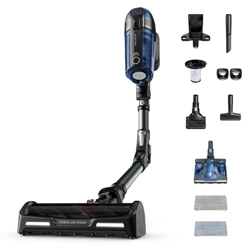 Rowenta X-Force 12.60 Aqua, Aspirapolvere senza fili, Aspira e...