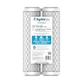 5-Micron Whole House Water Filter 10" x 2.5", High Efficiency CTO Activated Carbon Block Cartridge Replacement for Home Under Sink Reverse Osmosis Filtration System, NSF Certified for Drinking Water