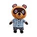 JMHomeDecor Peluche Procione Animale di Peluche Crossing Toy Figure Cartoon Peluche Bambola Morbido Peluche Giocattoli Regalo per Bambini Giocattoli Orsacchiotto con Vestiti