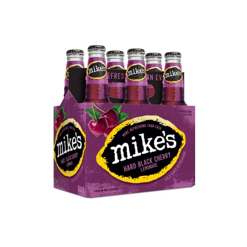 Mikes Hard Black Cherry Lemonade, 6 Pk, 11.2 Fl Oz Bottles, 8% Abv