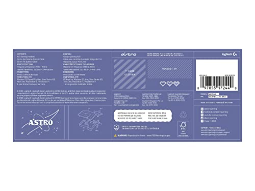 ASTRO A10 Cuffie Gaming Cablate Gen 2, Cuffie da Gioco Over-Ear con Microfono Flip-to-Mute, Leggere, Driver 32 mm, Compatibile con Xbox Series X|S, Xbox One, PS5, PS4, Nintendo Switch, PC - Lilla - Cuffia gaming - Immagine 6