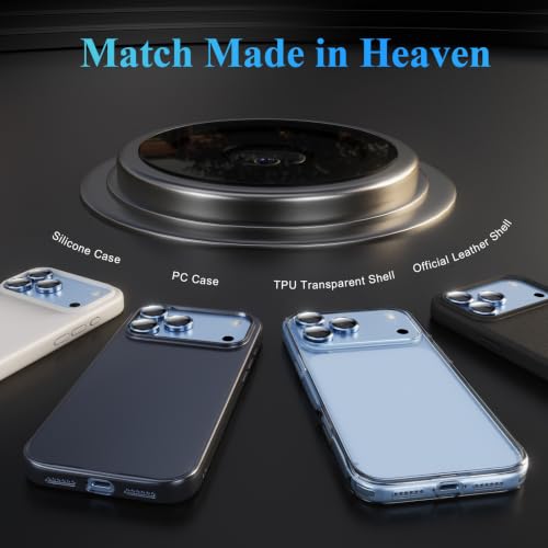 Image of Lensarmor Compatible with Iphone 18 Pro / 18 Pro Max Camera Lens Protector Glacier - Premium 9H Tempered Glass, Military-Grade Protection, No Flash Interference & Case-Friendly Design