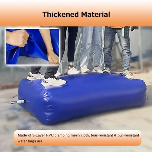 Réservoir d'eau douce pliable de 240L avec valve étanche