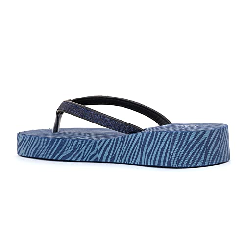 Image of Khadim's Waves Platform Heel Casual Slippers for Women