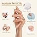 Gel Finger Cots, Silicone Finger Protectors, Fingertip Bandages Band-aids for Dry Skin, Cracked Fingertip Treatment,Thumb Protector Covers for Hand Eczema Finger Arthritis (20pcs)