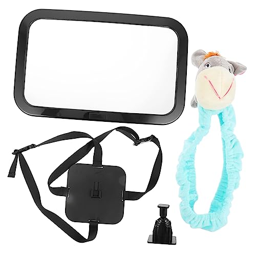 BESTonZON 360° Baby Car Observation Mirror Safe Rearview Mirror Lovely Design for Practical Use in Car