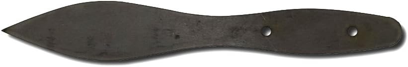 RMPKnife Making Blank - 1095 High Carbon Annealed Steel, Ready to Finish, Raw Edge, Throwing Knife