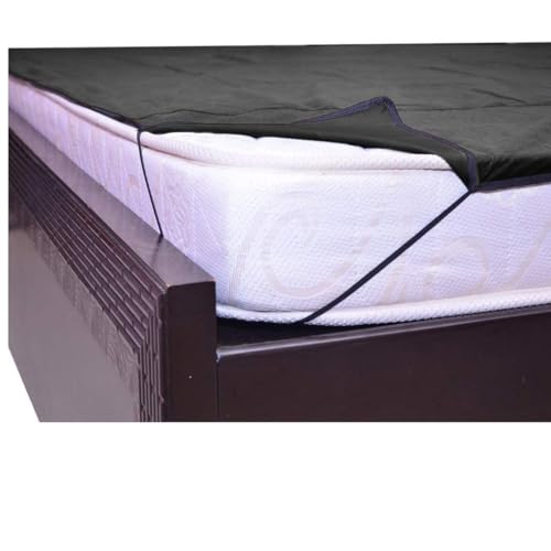 Image of Waterproof Baby Plastic Sheet /Bed Protecting Mat /Rubber Sheet /Mattress Protector (75x72 inch) Random Color