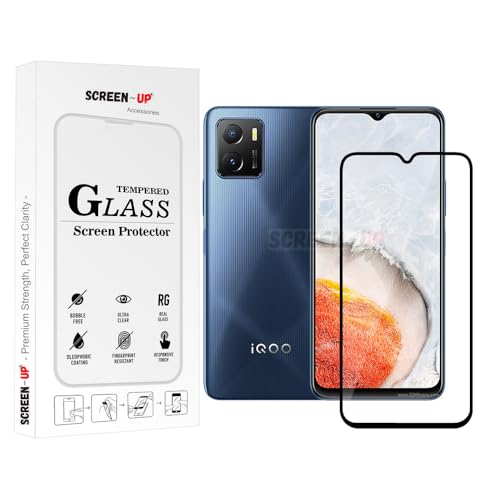 Image of ScreenUp Tempered Glass For vivo iQOO U5x - Ultra Clear, 9H Scratch Resistant, Full Coverage, Easy Install Screen Protector