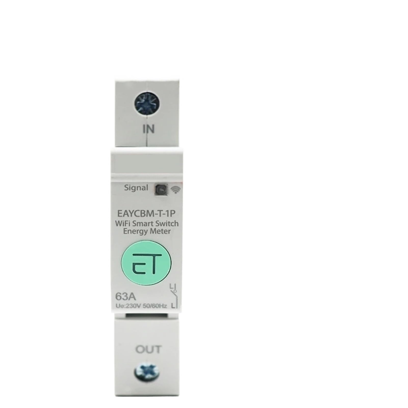 Disjoncteur Intelligent Zigbee 1P compteur kWh interrupteur relais de temps
