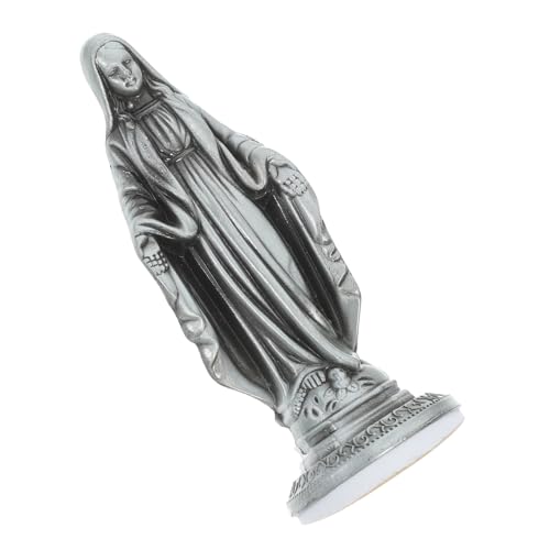 TOYANDONA Statua Vergine in Retro Decorazione Religiosa da Auto e Casa Scultura Dettagliata per Sacro e Protezione Spirituale