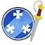 Blue Warrior Playset
