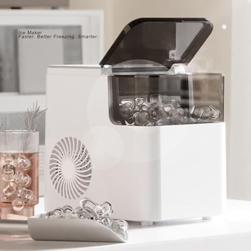 Máquina Fabricadora de Hielo TOPINCN 26lbs/24h Acero miniatura 4