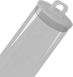 Cleartec 1.75in Sealed Bottom Round Containers 3.750in Long PETG SBT00222 (qty 50) with PHP1.750NAT 1 3/4