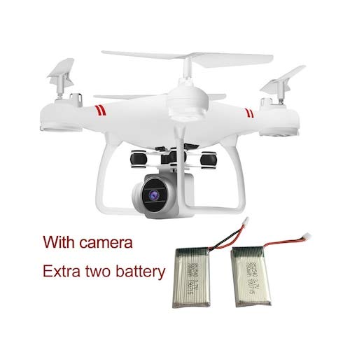 HaiMa Droni Pieghevoli Per Aeroplani Selfie Rc Quadcopter Con Fotocamera Hd 1080P - Due Batterie Extra
